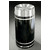 Monte Carlo WasteMaster™ Collection Satin Aluminum Cover Tip Action Top Waste Receptacle