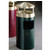 Glaro 7, 11 & 19 Gallon Ash/Trash Canopy Top Wastemasters® with Sand Trays & Satin Brass Covers