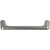 Hafele Cornerstone Series Harmony Decorative Cabinet Pull Handle, Zinc, Brushed Nickel, M4 Screws Included, Center to Center: 96mm (3-3/4'')