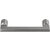 Hafele Cornerstone Series Exton Decorative Cabinet Pull Handle, Zinc, Brushed Nickel, M4 Screws Included, Center to Center: 96mm (3-3/4'')