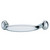 Hafele Bungalow Collection Handle in Polished Chrome, 125mm W x 30mm D x 25mm H