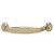 Hafele Bungalow Collection Handle in Polished Nickel, 125mm W x 30mm D x 25mm H