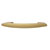 Hafele Velocity Collection Handle, Ultra Brass, 123mm W x 25mm D x 12mm H, 76/ 96mm Center to Center