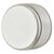 Hafele Design Deco Series H2310 Decorative Round Cabinet Knob, Aluminum, Brushed Nickel, 1-15/16'' Diameter x 1-3/16'' D