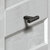 Hafele Design Deco Series H2335 Decorative Cabinet T-Knob, Zinc, Matt Black, 1-7/8'' W x 1-1/4'' D x 1-5/16'' H Installed View