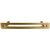 Hafele Design Deco Series H2350 Decorative Cabinet Pull Handle, Zinc, Satin Brushed Gold, Center to Center: 128mm (5-1/16'')