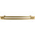 Hafele Design Deco Series H2350 Decorative Cabinet Pull Handle, Zinc, Satin Brushed Gold, Center to Center: 192mm (7-9/16'')