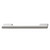 Hafele Contempo Collection Handle in Silver Anodized, 200mm W x 32mm D x 10mm H