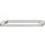 Hafele Nouveau Collection 7-3/4'' W Handle in Brushed Nickel, 196mm W x 30mm D x 12mm H