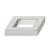 Hafele Nouveau Collection 1-5/8'' W Knob in Brushed Nickel, 40mm W x 24mm D x 10mm H