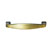 Hafele Keystone Transitional Style Collection Handle, Antique Satin Brass, 108mm W x 15mm D x 27mm H, 96mm Center to Center