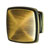 Hafele Keystone Transitional Style Collection Square Knob, Antique Satin Brass, 32mm W x 25mm D x 32mm H