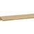 Hafele Cornerstone Series Tab Elite Decorative Cabinet Pull Handle, Aluminum, Matte Gold, 30-1/2'' W x 1-5/8'' D x 11/16'' H