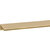 Hafele Cornerstone Series Tab Elite Decorative Cabinet Pull Handle, Aluminum, Matte Gold, 36-1/2'' W x 1-5/8'' D x 11/16'' H