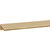 Hafele Cornerstone Series Tab Elite Decorative Cabinet Pull Handle, Aluminum, Matte Gold, 9'' W x 1-5/8'' D x 11/16'' H