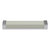 Hafele Cornerstone Series Tag Pull Decorative Cabinet Pull, Zinc, Winter Leather Handle with Matte Aluminum Base, Center to Center: 128mm (5-1/16'')