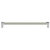 Hafele Cornerstone Series Tag Modern Decorative Cabinet Pull, Zinc, Winter Leather Handle with Matte Aluminum Base, Center to Center: 256mm (10-1/16'')