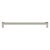 Hafele Cornerstone Series Tag Modern Decorative Cabinet Pull, Zinc, Winter Leather Handle with Matte Nickel Base, Center to Center: 256mm (10-1/16'')