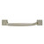 Hafele Georgia Collection Handle in Brushed Nickel, 120mm W x 28mm D x 24mm H