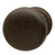 Hafele Bordeaux Collection Knob, Rust, 25mm Diameter x 27mm D x 22mm Base Diameter