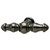 Hafele Bordeaux Collection Handle, Florentine Bronze, 107mm W x 50mm D x 26mm Base Diameter