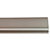 Hafele Design Deco Series Passages C-Profile Continuous Handle, Aluminum, Stainless Steel, 98-7/16'' W x 15/16'' D x 2-1/2'' H, Front View