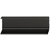 Hafele Design Deco Series Passages C-Profile Continuous Handle, Aluminum, Black, 98-7/16'' W x 15/16'' D x 2-1/2'' H