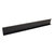 Hafele Design Deco Series Venice C-Profile Horizontal Cabinet Pull Handle, Aluminum, Black, 114'' W x 1'' D x 2-7/8'' H