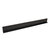 Hafele Design Deco Series Venice L-Profile Horizontal Cabinet Pull Handle, Aluminum, Black, 114'' W x 1'' D x 2-1/4'' H