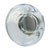 Hafele Amerock Glacio Collection Round Knob, Polished Nickel/ Clear, 44mm Diameter