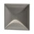 Hafele Amerock Extensity Collection Square Knob, Satin Nickel, 29mm W x 29mm D x 27mm H