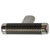 Hafele Amerock Esquire Collection Knob, Polished Nickel/ Gunmetal, 67mm W x 16mm D x 38mm H