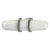 Hafele Amerock Carrione Collection Knob, White Marble/ Satin Nickel, 64mm W x 21mm D x 40mm H