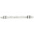 Hafele Amerock Carrione Collection Handle, White Marble/ Satin Nickel, 222mm W x 21mm D x 40mm H, 160mm Center to Center