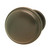 Hafele Luna/Bungalow Collection Knob in Dark Oil-Rubbed Bronze, 36mm Diameter x 28mm D x 24mm Base Diameter