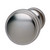 Hafele Luna Collection Knob in Matt Nickel, 36mm W x 28mm D x 24mm Base Diameter
