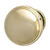 Hafele Bungalow Collection Knob in Polished Nickel, 36mm W x 28mm D x 24mm Base Diameter