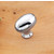 Hafele (1-1/4'' W) Oval Knob in Polished Chrome, 30mm W x 30mm D x 19mm H