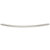 Hafele Deco Series Bow Pull Collection Contemporary Cabinet Pull Handle in Matt Nickel, Steel, Center-to-Center: 352mm (13-7/8")