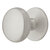 Hafele Deco Series Mulberry Collection Farmhouse Round Cabinet Knob in Satin Brushed Nickel, Brass, 1-1/2" Diameter x 1-9/16" D