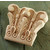 Hafele Acanthus Collection Onlay Ornament, Carved, 5-1/8'' W x 1-9/16'' D x 4-1/2'' H, Maple