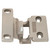 Hafele Aximat® 300 Thin Panel Institutional Hinge 240° 3/8'' Overlay in Stainless Steel