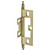 Hafele Non-Mortised Butt Hinge with Minaret Finial in Brass Plated, Overall Height: 91mm (3-9/16'')