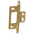 Hafele Elite Decorative Non-Mortised Butt Cabinet Hinge with Minaret Finial, Brushed Brass, 75mm (2-15/16'') H