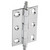 Hafele Elite Decorative Large Mortised Butt Hinge with Minaret Finial in Polished Chrome, Overall Height: 90mm (3-1/2'')