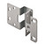Hafele 5-K 270° Five Knuckle 3/4'' Overlay Door Hinge Grade 1 in Dull Chrome Plated