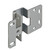 Hafele 5-K 270° Five Knuckle 13/16'' Overlay Door Hinge Grade 1 in Dull Chrome Plated