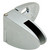Hafele 90° or 180° Inset Glass Door Top/Bottom Hinge in Aluminum, 47mm (1-7/8'') H