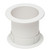 Hafele Dually Cable Grommet, Dual-Sided, White, Cut to Thickness, 2-1/2" Hole
