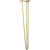 Hafele Vintage Hair Pin Table Legs Set of 4, 710 mm (28'' H) Tall, Steel, Pearl Gold